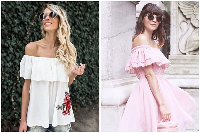 blusas con olanes