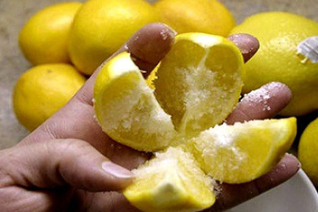 Limón con sal
