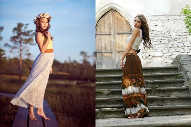 falda boho